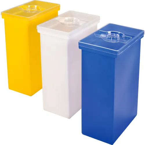 Carlisle® Ingredient Bin with Casters & Sliding Lid, White