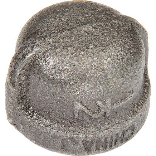 1/2 Black Malleable Cap 150 PSI Lead Free