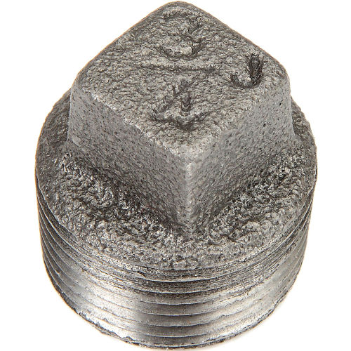 3/4 In. Black Malleable Square Head Plug 150 PSI Lead Free