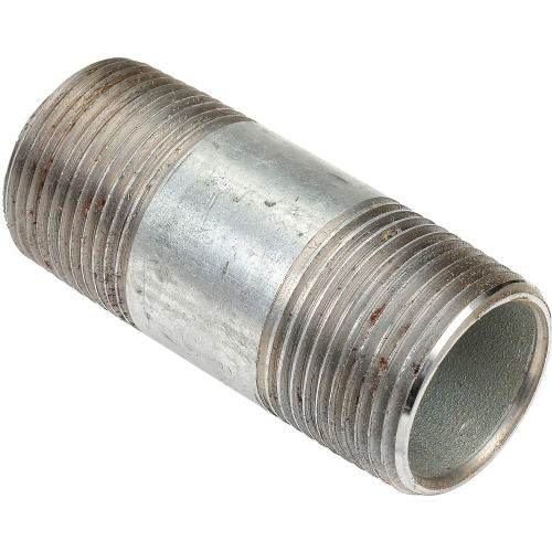 1 In X 3 In Galvanized Steel Pipe Nipple 150 PSI Lead Free