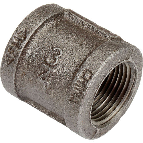 3/4 In. Black Malleable Coupling 150 PSI Lead Free