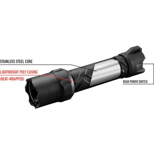 Coast® Polysteel 600 Focusing LED Flashlight - Black