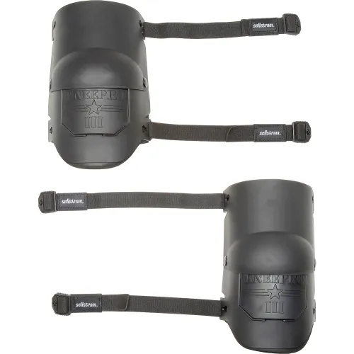 Sellstrom Knee Pro Ultra Flex III Knee Pad, Black Shell, Black