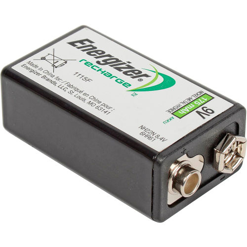 Energizer® 9V e² NiMH Rechargeable Battery