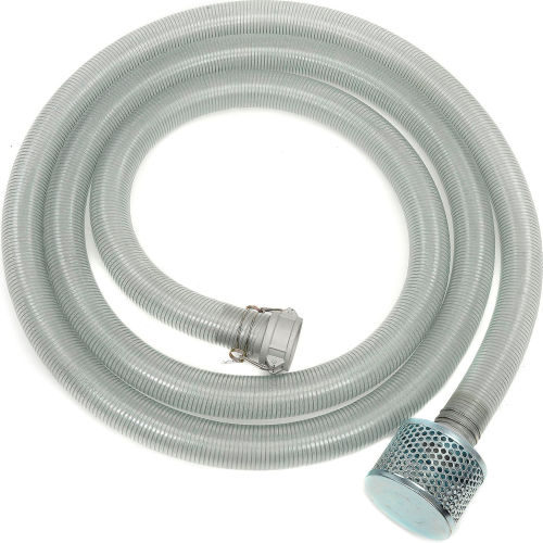 3 in. Suction Hose Kit - 25ft.L, Aluminum Camlock