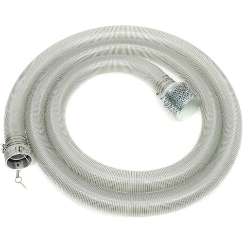 4 Suction Hose Kit - 25 ft.L, Aluminum Camlock