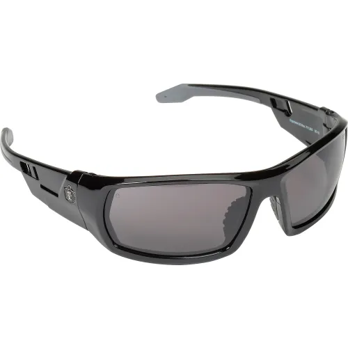 Ergodyne® Skullerz® Odin Safety Glasses W/Fog-Off, Smoke AF Lens, Black Frame