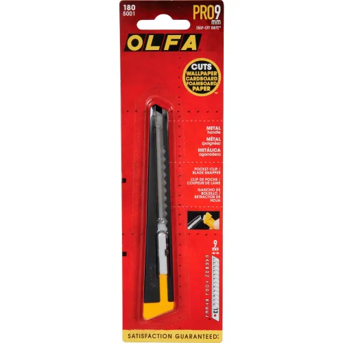 OLFA 180BLK Lightweight Metal Body Cutter