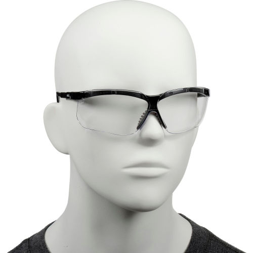 Uvex® S3200HS Genesis Anti Fog Safety Glasses, Black Frame, Clear
																			
