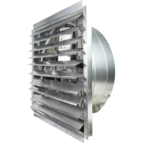 MaxxAir™ 36" Heavy Duty Exhaust Fan W/ Integrated Shutter, 1/2 HP