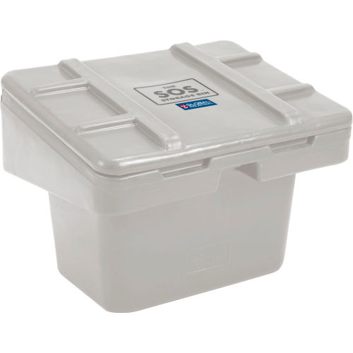 Global Industrial™ Lockable Outdoor Storage Container, 30Lx24Wx23H, 5.5 Cu. Ft., Light Gray