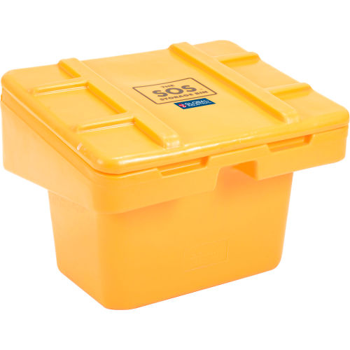 Global Industrial™ Lockable Outdoor Storage Container, 30Lx24Wx23H, 5.5 Cu. Ft., Yellow
