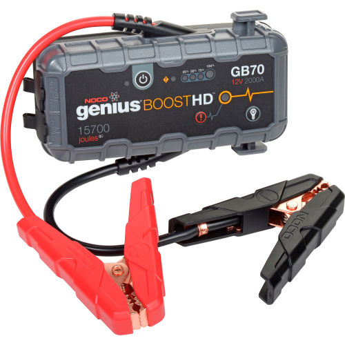 NOCO Genius Boost HD 2000 Amp UltraSafe Lithium Jump Starter -
																			