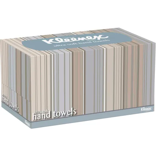 Kleenex Ultra Soft Hand Towels, Pop-Up Box, White, 70/Box - KCC11268