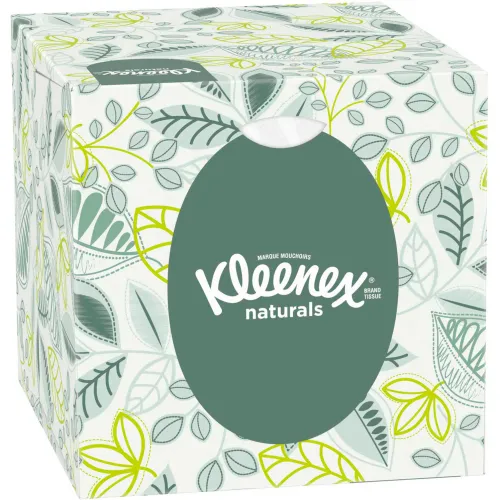 Kleenex® Professional Naturals Facial Tissue (21272), 2-Ply, White, Upright  Facial Tissue Cube Boxes for Business (90 Tissues/Box, 36 Boxes/Case, 3,240  Tissues/Case)