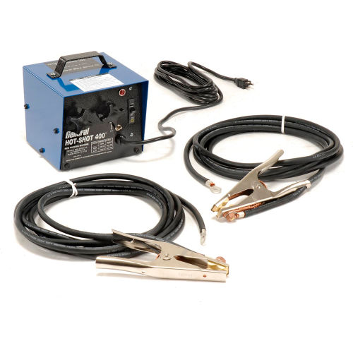 300/400 amp Hot-Shot Pipe Thawing Machine with (2) 20 FT. #1 Cables and Clamps