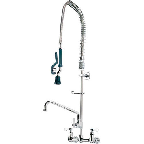 Krowne 17-109WL - Royal Series 8" Center Wall Mount Pre-Rinse w/ Add-On Faucet, 12" Spout