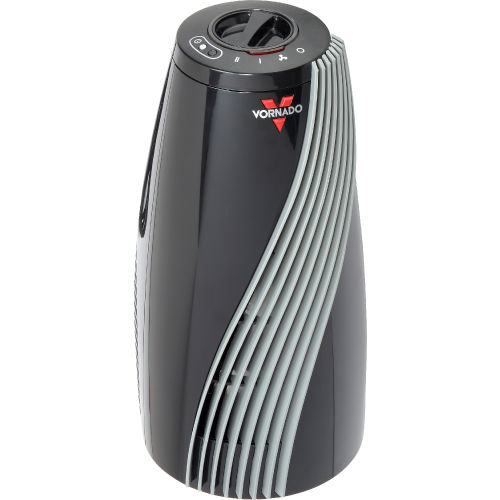 Vornado® SRTH Small Room Tower Heater, 120V, Black, 900 Watt