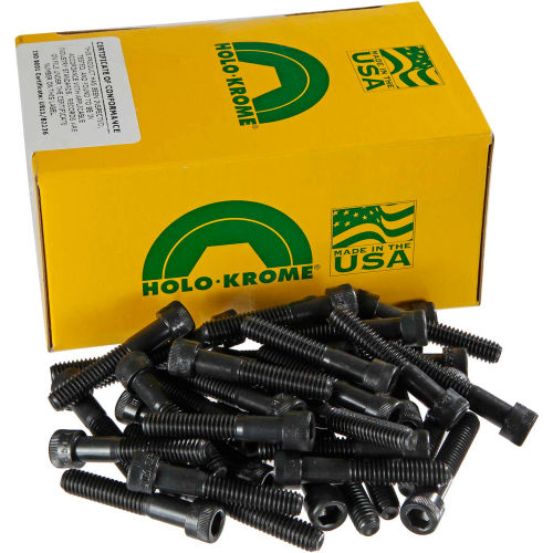 10-24 x 1-3/4" Socket Cap Screw - Steel - Black Oxide - UNC - Pkg of 100 - USA - Holo-Krome 72086