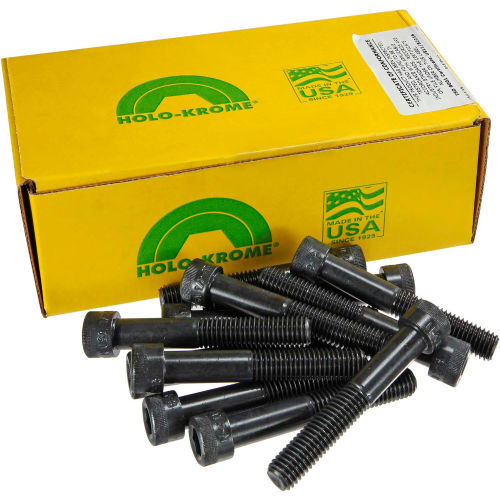 1/2-13 x 3-1/4 Socket Cap Screw - Steel - Black Oxide - UNC - Pkg of 25 - USA - Holo-Krome 72244