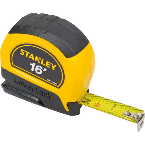 Stanley® Leverlock® STHT30812 Tape Rule 3/4in X 16ft Tape Measure
																			