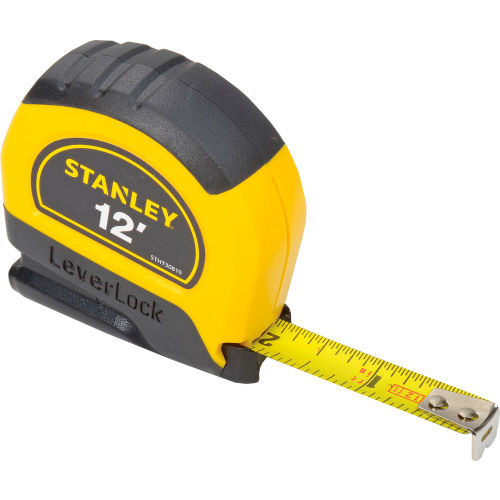 Stanley® Leverlock® STHT30810 Tape Rule 1/2in X 12ft Tape Measure