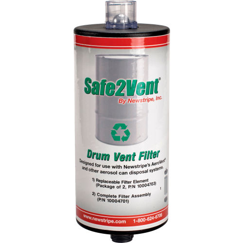 Newstripe Safe2Vent™ Complete Filter Assembly, 10004701