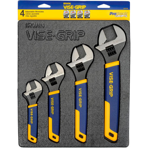 4 Pc. Adjustable Wrench Tray Set
																			