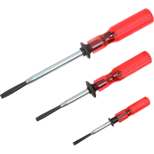 Klein Tools® SK234 3 Pc. Slotted Holding Screwdriver Set
																			