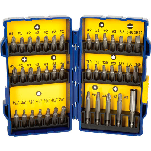 40 Pc. Screwdriver Bit Set-Fastener Drive Tool Set-40 Pc.