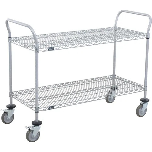 Nexel®, Utility Cart, 2 Shelf, Nexelate®, 36