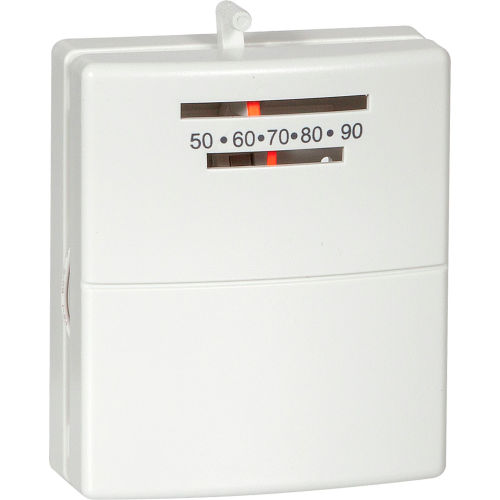 LUX Low Voltage Mechanical Non-Programmable Thermostat PSM30SA - 1 Stage Heat 24 VAC