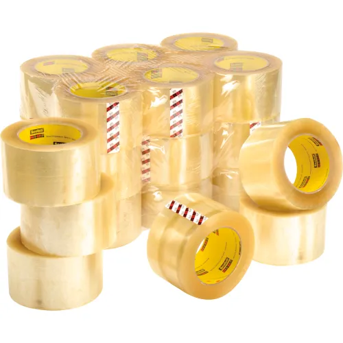 3M™ Scotch® 373 Carton Sealing Tape 3 x 110 Yds. 2.5 Mil Clear - Pkg Qty 24