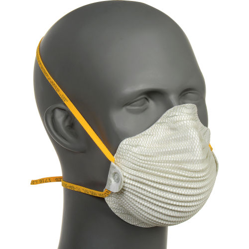 Moldex 4600 4600N95 Series AirWave® N95 Particulate Respirator, Medium/Large, 10/Box