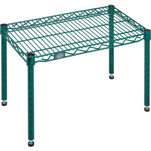 Nexel® Poly-Green™ Wire Dunnage Rack - 24"W x 14"D x 14"H