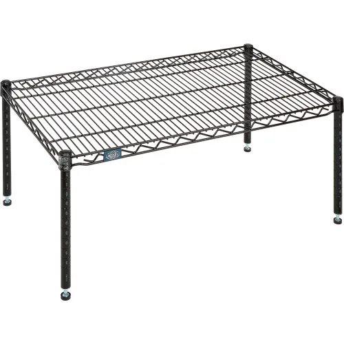 Nexel® Black Epoxy Wire Dunnage Rack - 36