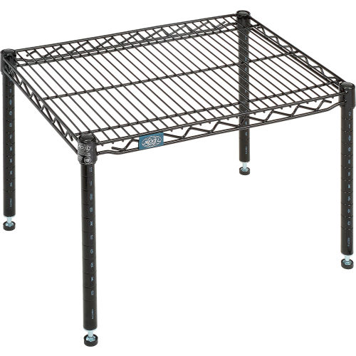 Nexel® Black Epoxy Wire Dunnage Rack - 24"W x 18"D x 14"H