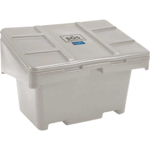 Global Industrial™ Lockable Outdoor Storage Container, 42Lx29Wx30H, 11 Cu. Ft., Gray