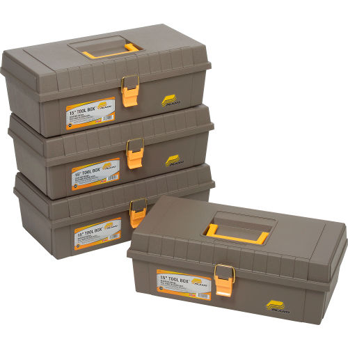 20-1/4 in Box of 3 W Color Gray Brend Plano Molding Portable Tool Box 