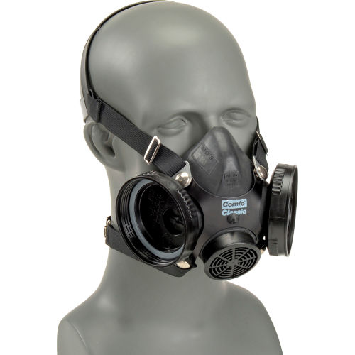 MSA Comfo Classic® Half-Mask Respirator, Small, 808075