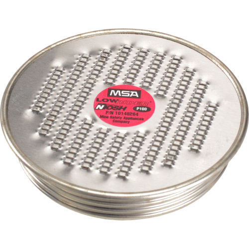 MSA Comfo® Low Profile Respirator Cartridges, P100, 16/Pk, 10153412