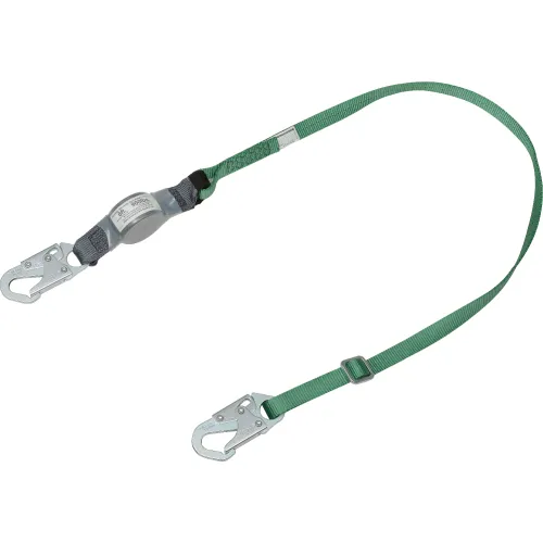 MSA® V-Series Energy Absorbing 6' Lanyard, Single Leg Adjustable