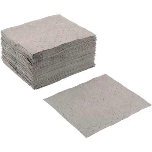 UNIVERSAL GREY MED SPILL PAD WT 15X18 100/BALE - Canada Safety