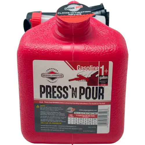 Garage BOSS Press 'N Pour 1 Gallon Gas Can, GB310