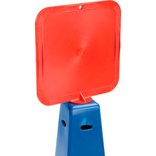 Cortina Lamba 03-600-31 Cone Lock In Sign, 8in x 8in, Emphasize Your Message