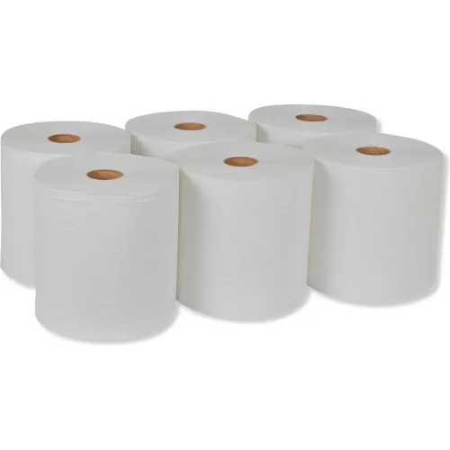 8 x 800' White Paper Roll Towels 6rls/cs