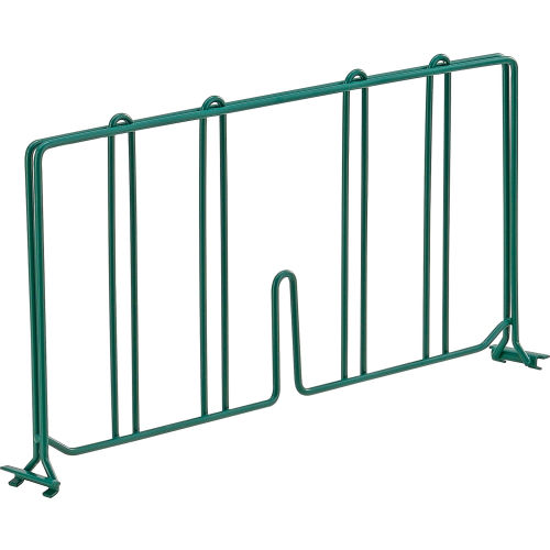 Nexel AD818G Poly-Green Divider 18D x 8H for Wire Shelves