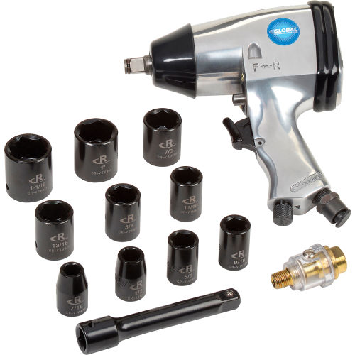 Global Industrial™ 1/2" Impact Wrench Kit
																			