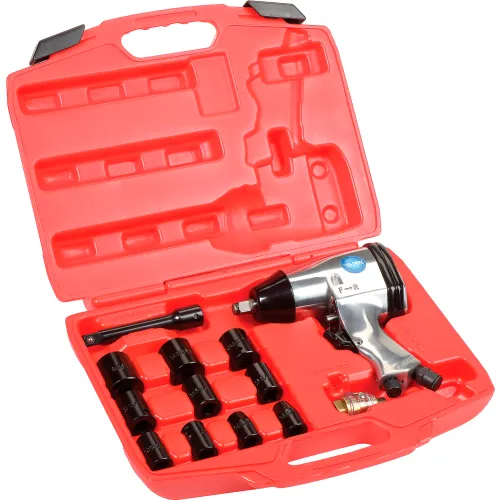 Global Industrial™ Air Impact Wrench Kit, 1/2