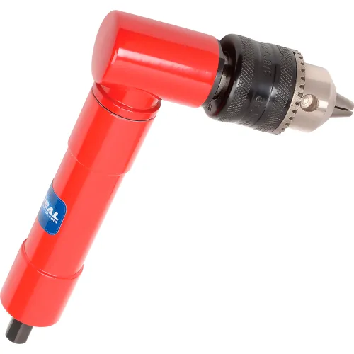 Global Industrial™ Right Angle Air Drill, Standard Keyed, 3/8